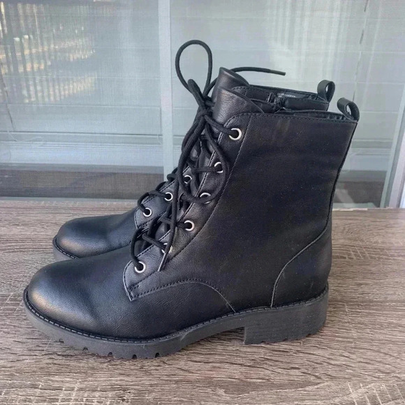 Sun + Stone Frankiee Combat Boots Women’s Size 7M New Without Box - Picture 4 of 7